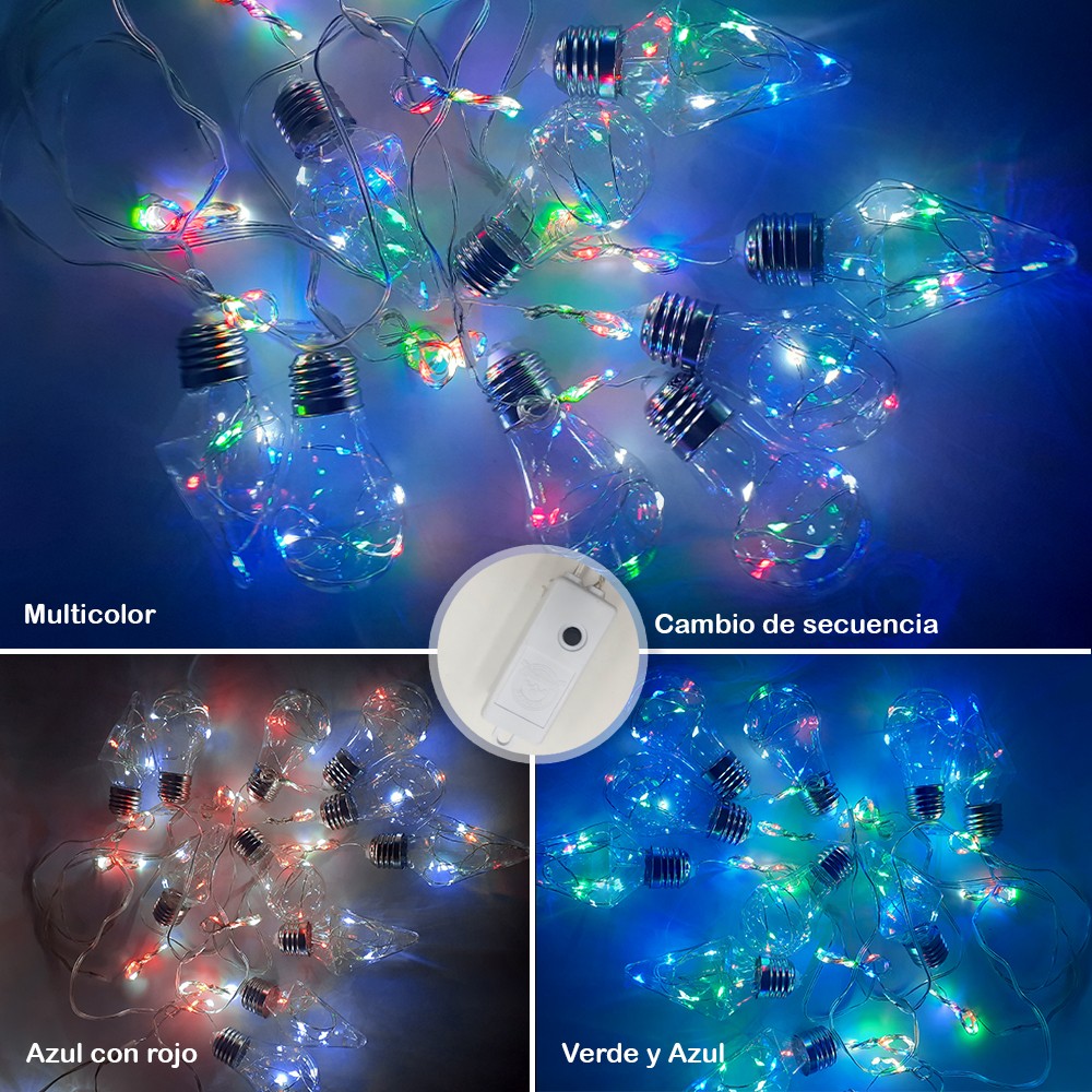 Extensión Micro LED Cortina 3X1m 168 Bombillos Multicolor 1609